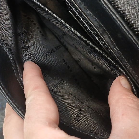 DKNY Black Crossbody Bag with Gold Hardware - Picture 14 of 17